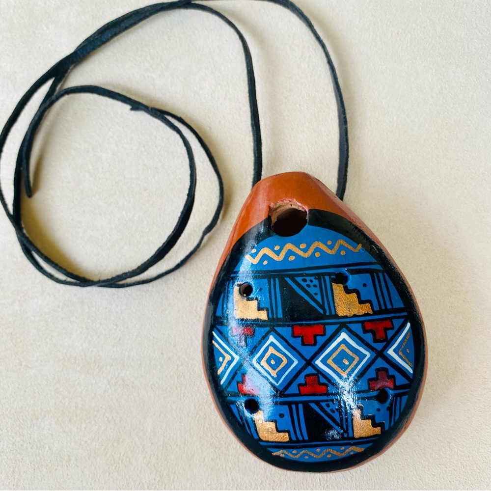 Like New Mexico Clay Whistle Toy Musical Instrument